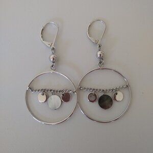 Abalone Center Earrings